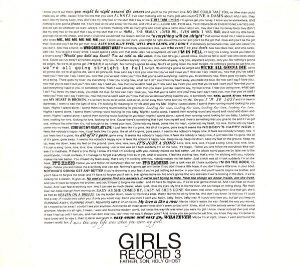 Girls  - Father, Son, Holy Ghost